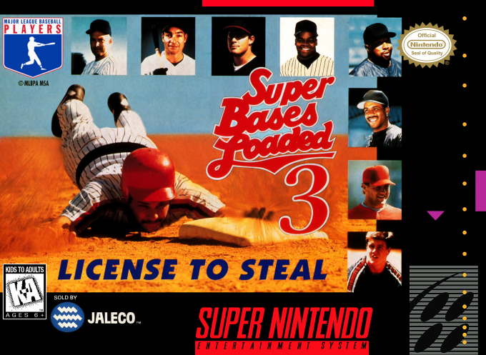 Super Bases Loaded 3: License to Steal box art