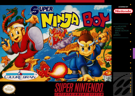 Super Ninja Boy box art