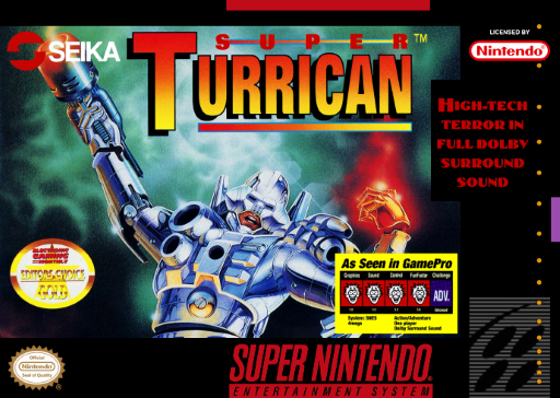 Super Turrican box art