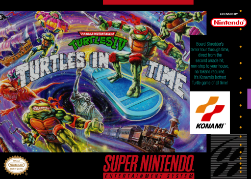 Teenage Mutant Ninja Turtles IV: Turtles in Time box art