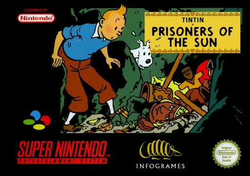 The Adventures of Tintin: Prisoners of the Sun box art