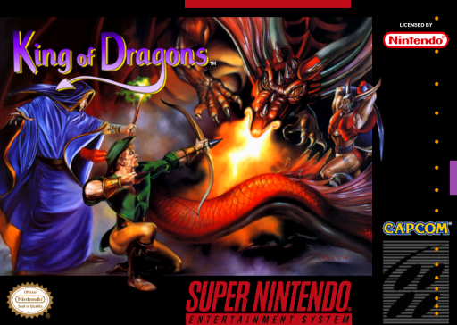 The King of Dragons box art
