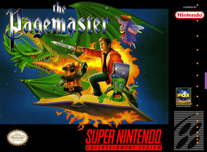 The Pagemaster box art