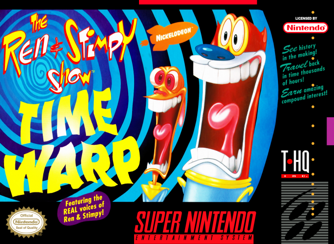 The Ren & Stimpy Show: Time Warp box art