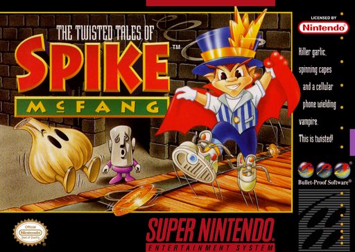 The Twisted Tales of Spike McFang box art