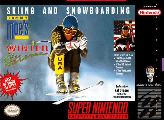 Tommy Moe's Winter Extreme: Skiing and Snowboarding box art