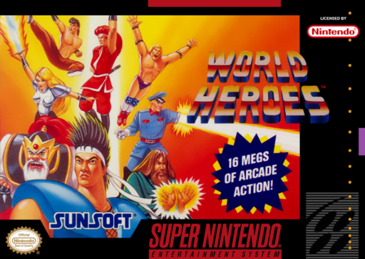 World Heroes box art