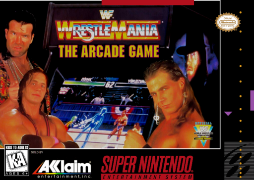 WWF WrestleMania: The Arcade Game box art