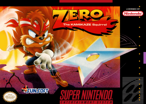 Zero the Kamikaze Squirrel box art