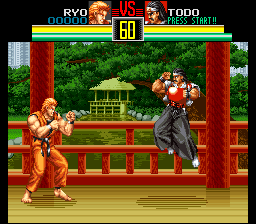 Art of Fighting gameplay screenshot