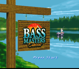 Bass Masters Classic title screen