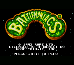 Battletoads In Battlemaniacs title screen