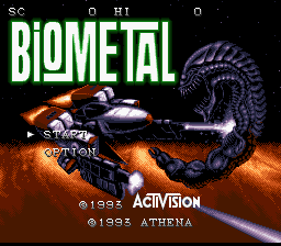 BioMetal title screen