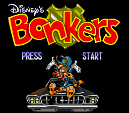 Bonkers title screen