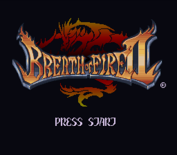 Breath of Fire II title screen