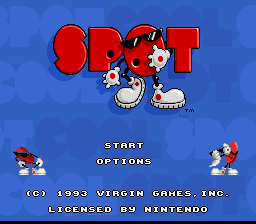 Cool Spot title screen