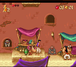 Disney's Aladdin gameplay screenshot