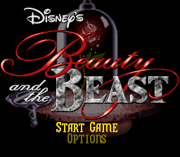 Disney's Beauty and the Beast title screen
