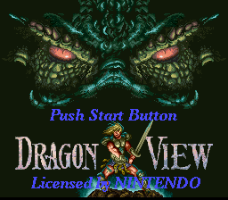 Dragon View title screen