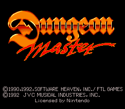 Dungeon Master title screen