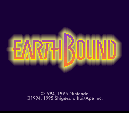 EarthBound title screen
