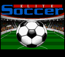 Elite Soccer title screen