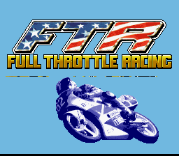 Full Throttle: All-American Racing title screen