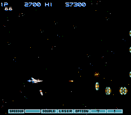 Gradius III gameplay screenshot