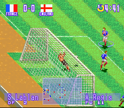 International Superstar Soccer Deluxe gameplay screenshot