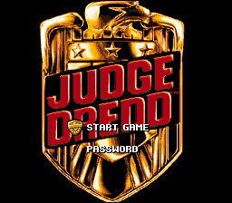 Judge Dredd title screen