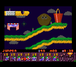 Lemmings 2: The Tribes gameplay screenshot