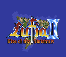 Lufia II: Rise of the Sinistrals title screen