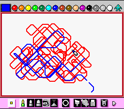 Mario Paint gameplay screenshot
