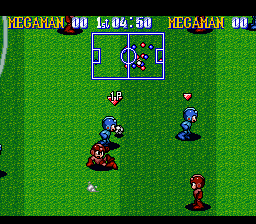Mega Man Soccer gameplay screenshot