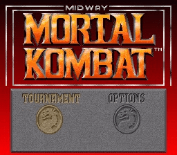 Mortal Kombat title screen