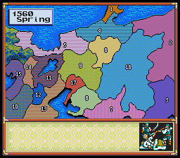 Nobunaga's Ambition gameplay screenshot