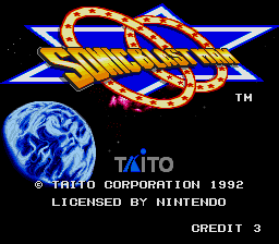 Sonic Blast Man title screen