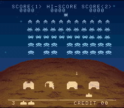 Space Invaders gameplay screenshot