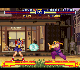 Street Fighter Alpha 2 gameplay screenshot
