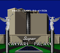 Super Caesars Palace title screen