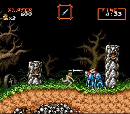 Super Ghouls'n Ghosts gameplay screenshot