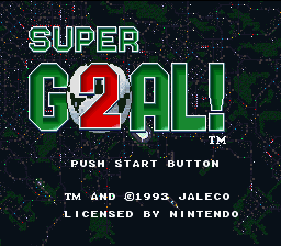 Super Goal! 2 title screen