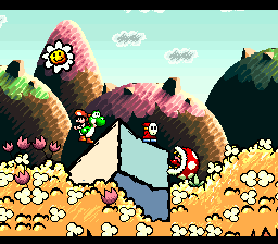 Super Mario World 2: Yoshi's Island gameplay screenshot