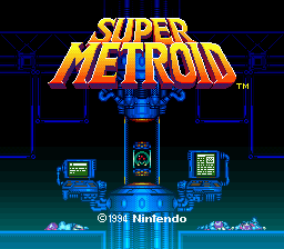 Super Metroid title screen