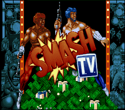 Super Smash T.V. title screen