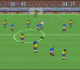 Super Soccer gameplay screenshot