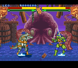 Teenage Mutant Ninja Turtles: Tournament Fighters gameplay screenshot