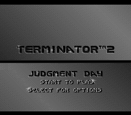 Terminator 2: Judgment Day title screen