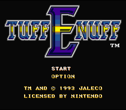 Tuff E Nuff title screen