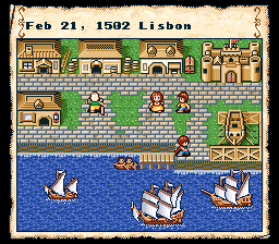 Uncharted Waters gameplay screenshot